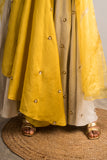 Dual Tone Embellished Skirt/ Set - Auruhfy India