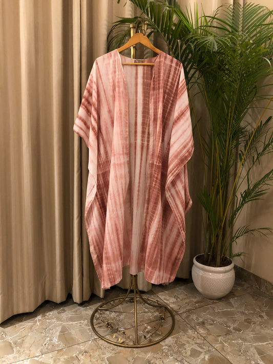 Blush Tie Dye Overlay - Auruhfy India