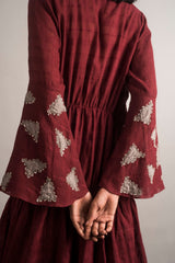 Multi Tier Tunic Set - Auruhfy India