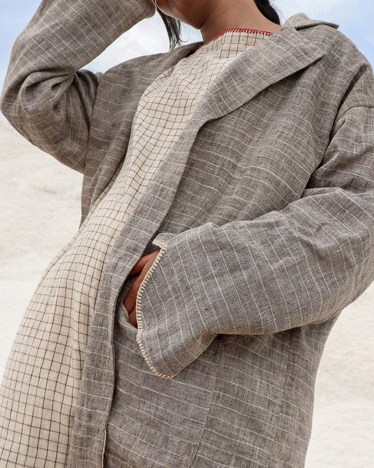 Prasuna Trench Coat - Auruhfy India