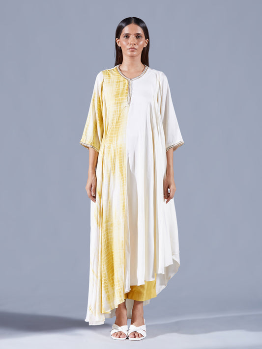 Revel Asymmetric Half n Half Tunic Set - Auruhfy India