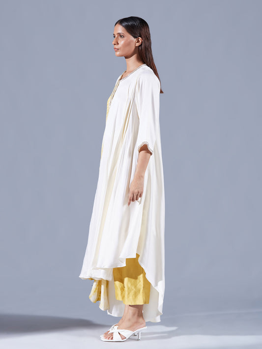 Revel Asymmetric Half n Half Tunic Set - Auruhfy India
